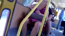 upskirt in the bus